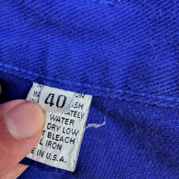 Authentic Code Zero Vintage Y2K VTG Blue Jeans Denim Made in USA Size 40x34 DARE - Picture 9 of 10